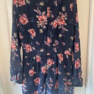Abercrombie & Fitch Navy Floral Dress